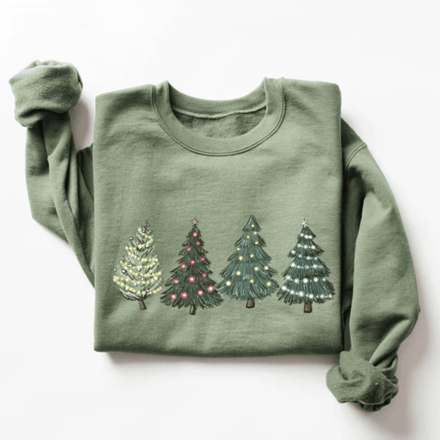 GREEN TREE CHRISTMAS SWEATER